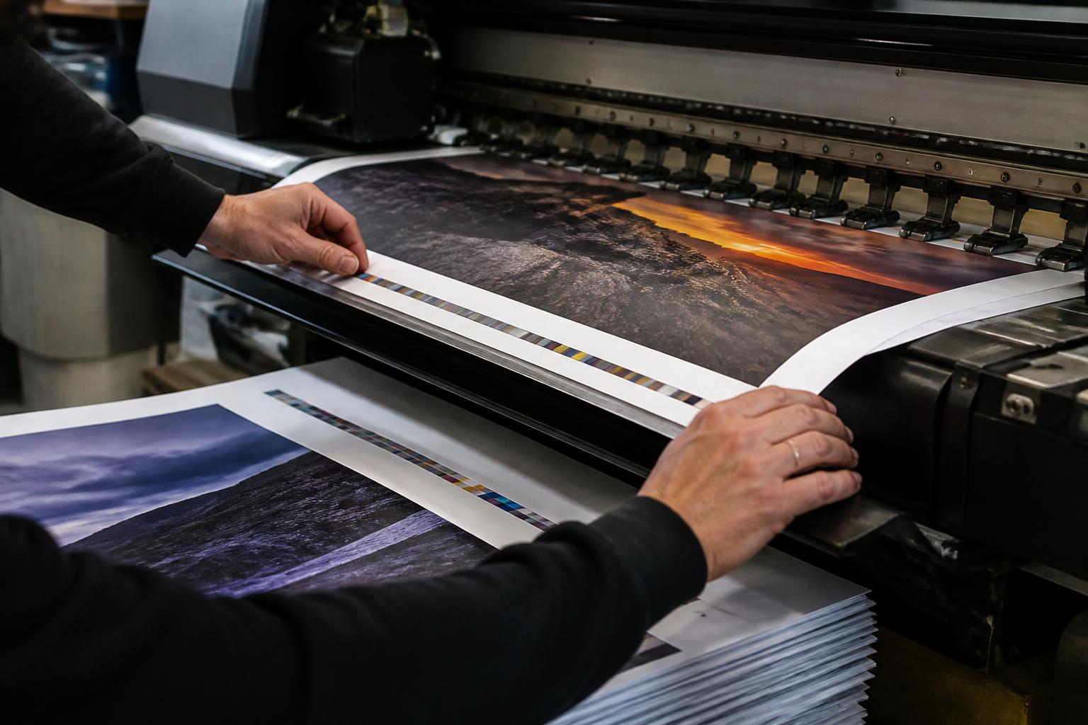 Large-format print workshop